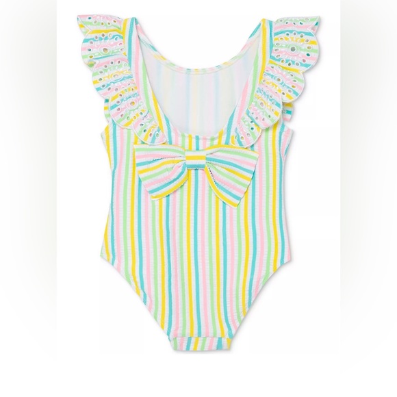 Clearance Baby Tights In Rainbow Stripe - Rainbow-navy / 6-12 / In Stock